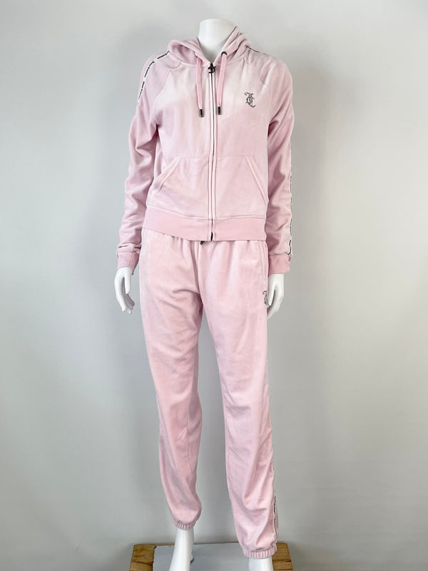 Juicy Couture Baby Pink Velour Track Suit - AU8