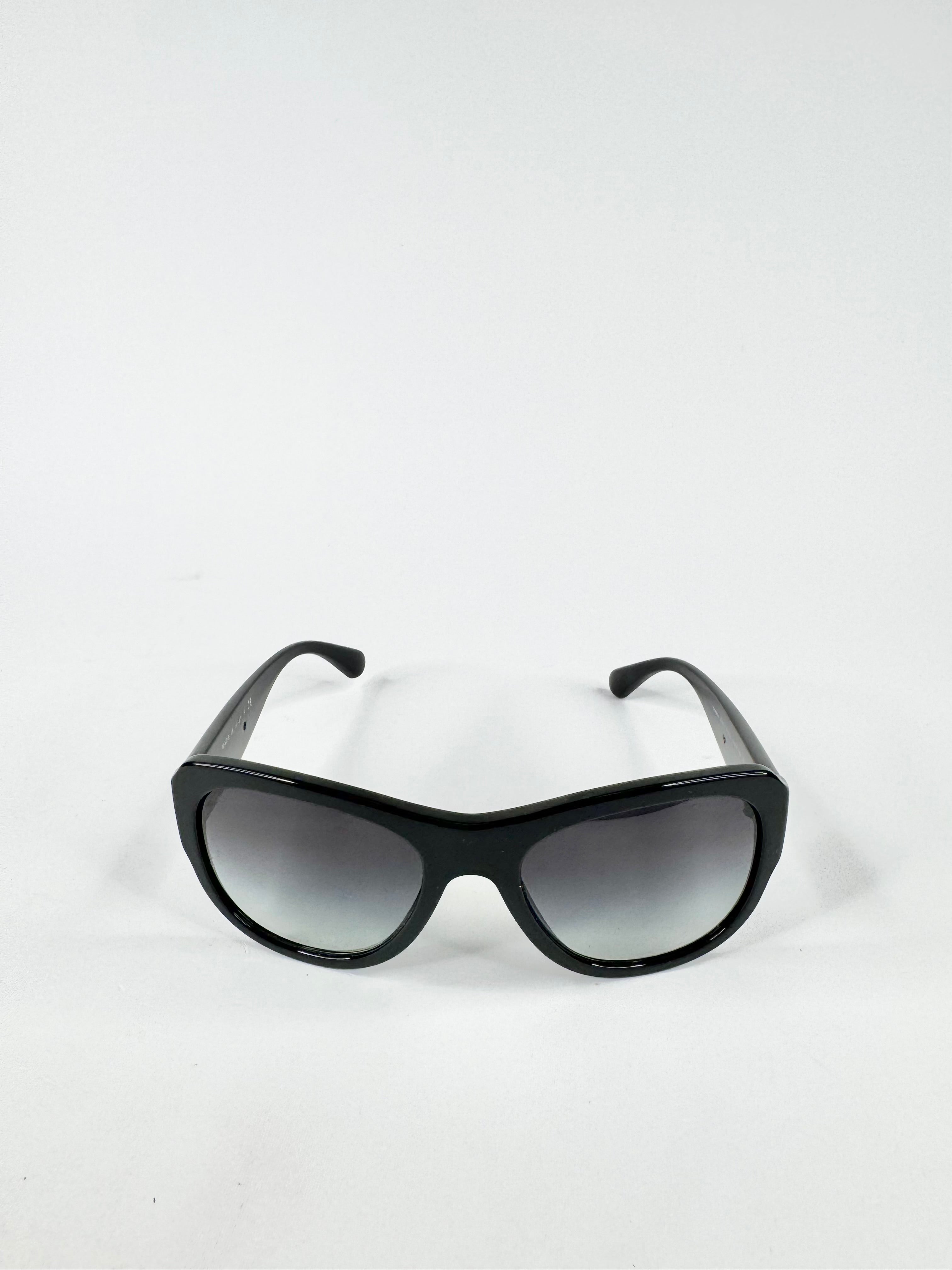 Chanel Black '5310' Gradient Sunglasses