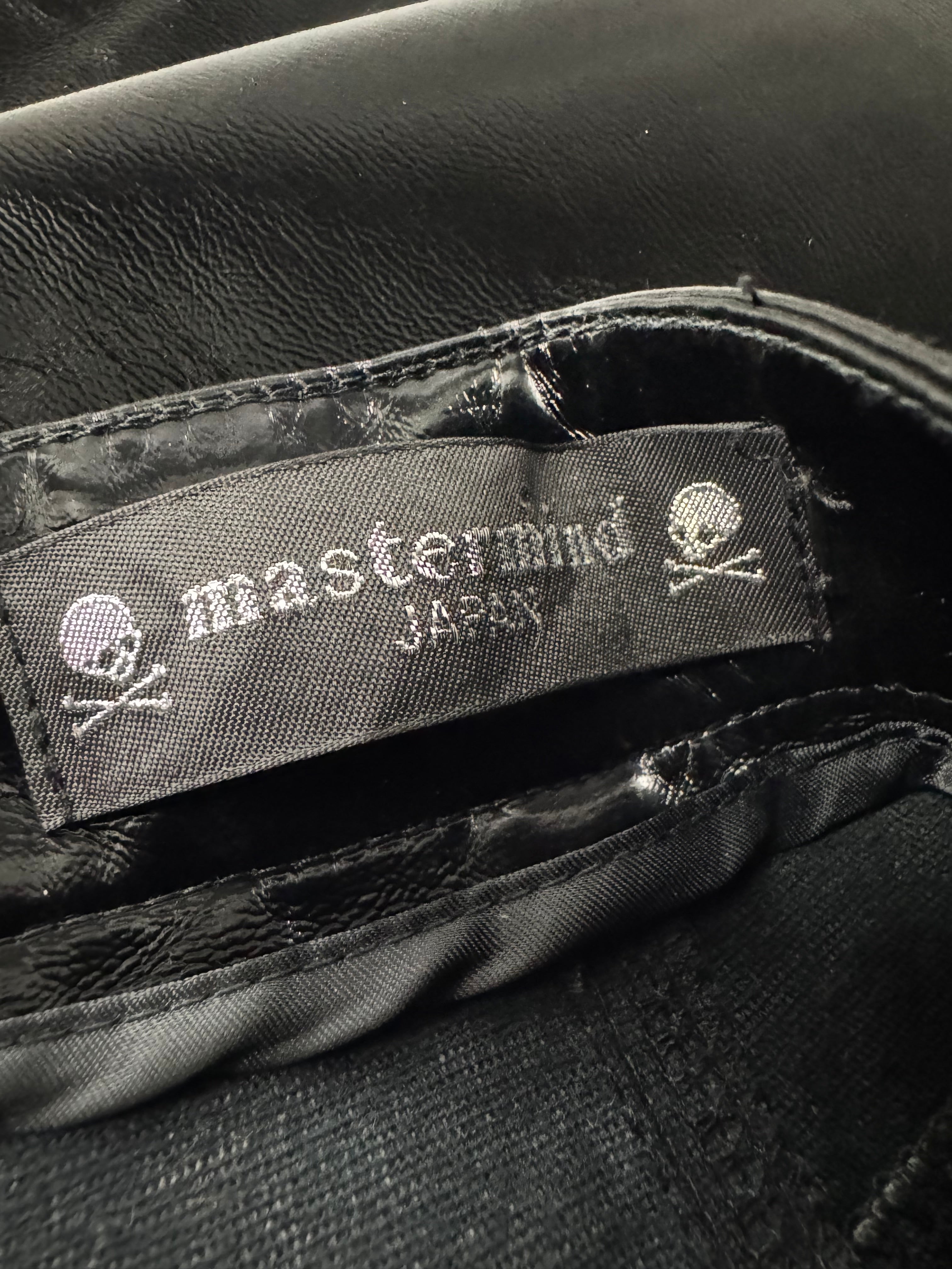 Mastermind Black Leather Look Slacks - AU10/12