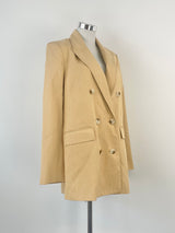 Shona Joy Camel 'Peak' Lapel Blazer - AU8