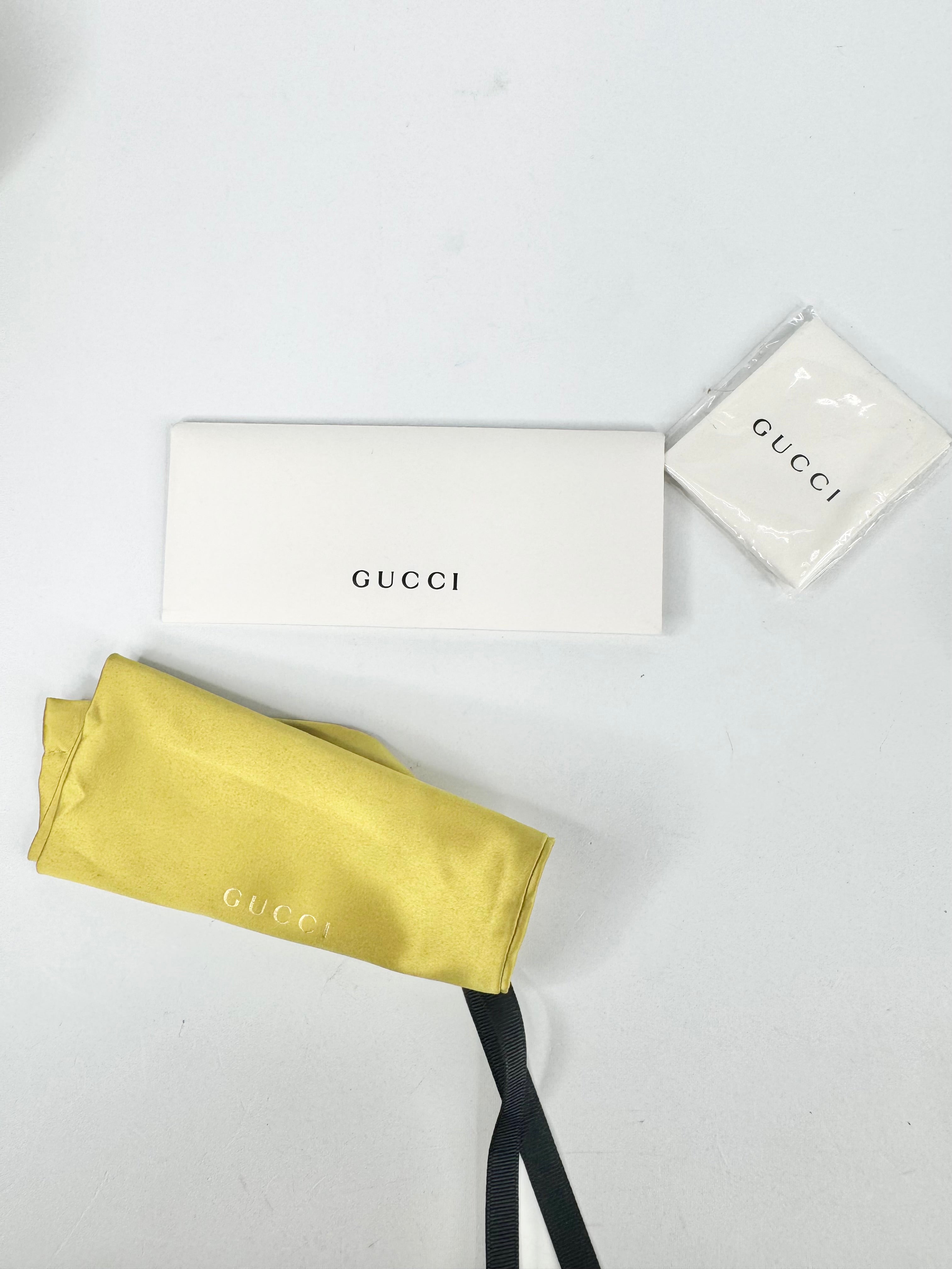 Gucci GG0672S Black & Gold Aviator Sunglasses