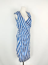 Vivienne Westwood Red Label Blue & White Striped Dress - AU10