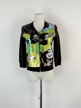 Luis de Parique Black Sequined Jacket - AU10/12