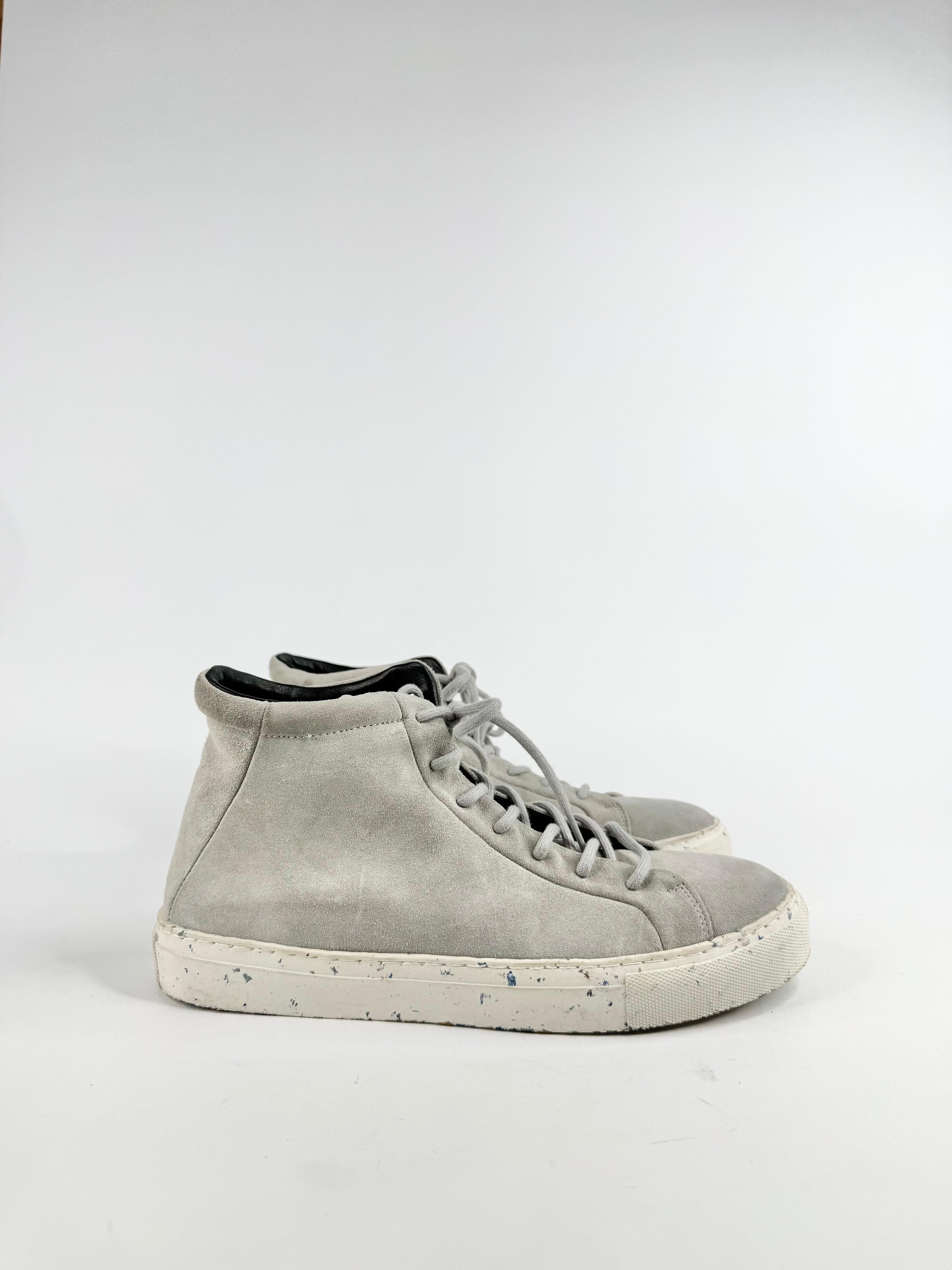 Royal Republiq Grey Suede Lace Up High Tops - EU40