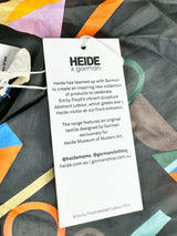 Gorman x Heide Black Silk & Cotton Scarf NWT