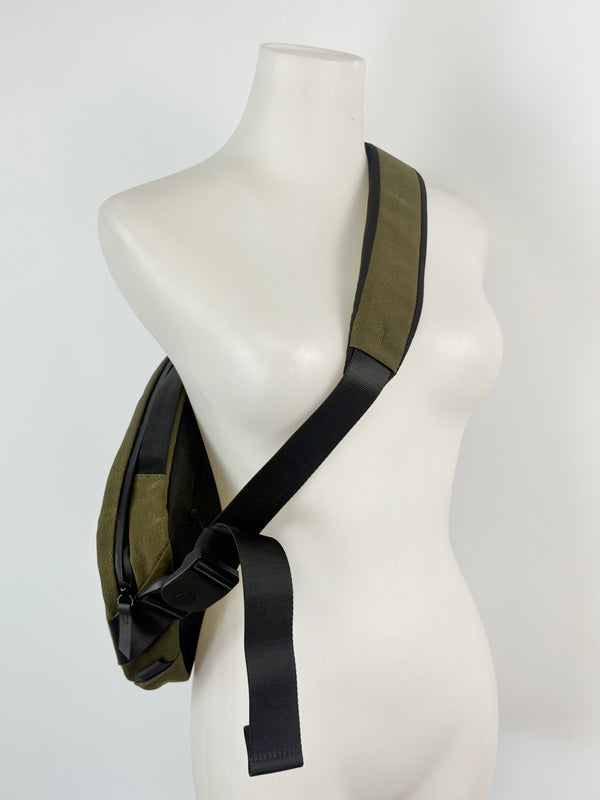 Alpaka Army Green 'Go' Sling Bag