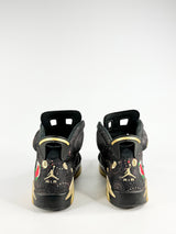 Air Jordan 6 Retro 'Chinese New Year' Black & Gold Sneakers - EU45