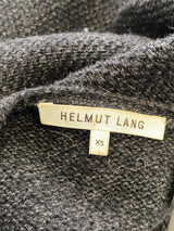 Helmut Lang Deep Grey Cashmere & Wool Cardigan - AU6/8