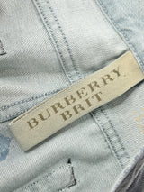 Burberry Brit Waxed Indigo Skinny Jeans - 32R