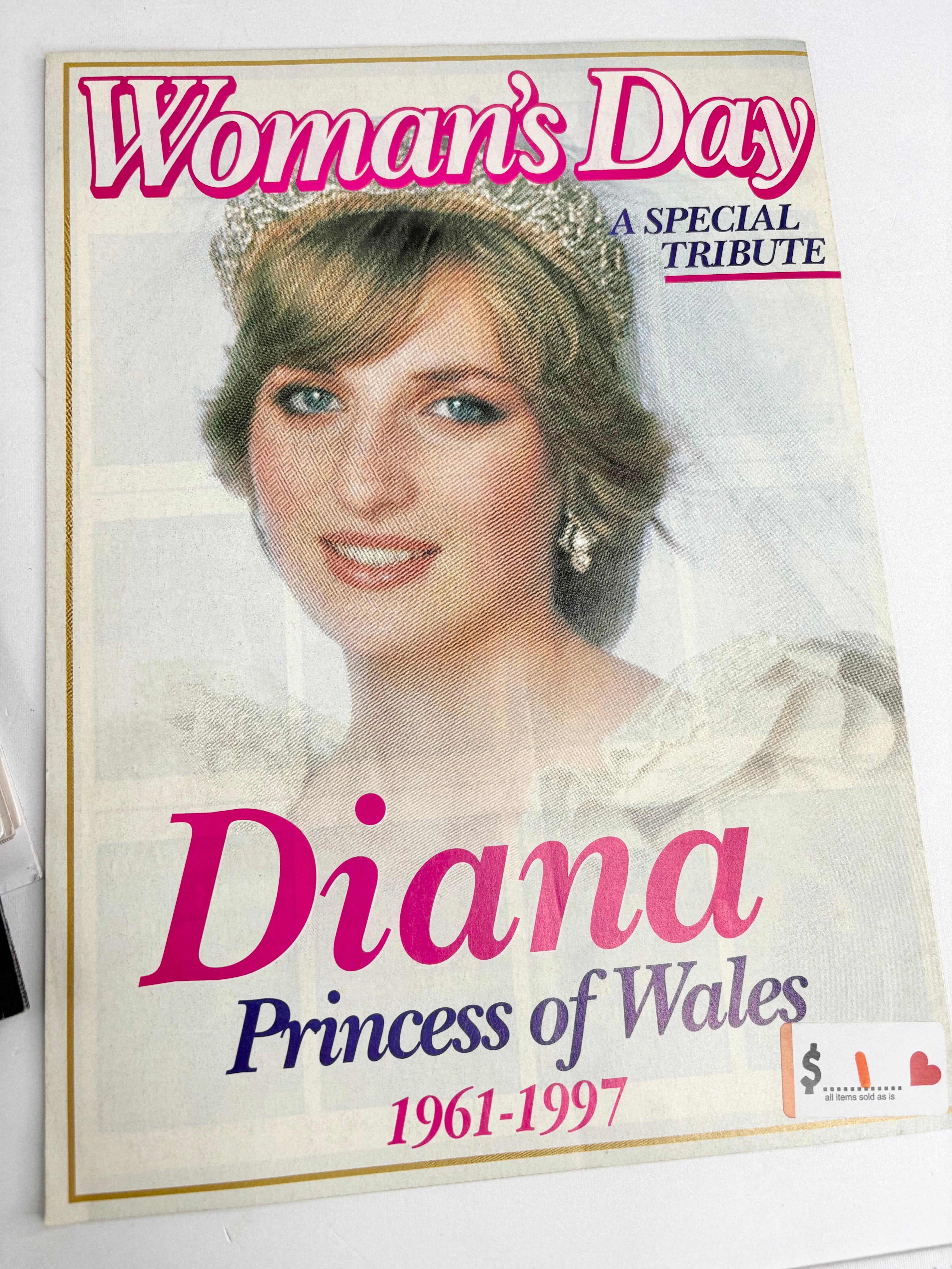 Assorted Princess Diana & Royal Family Newspapers & Magazines