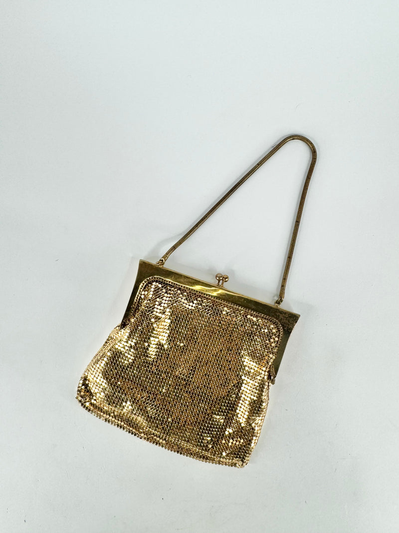Vintage Oroton Gold Mesh Evening Purse