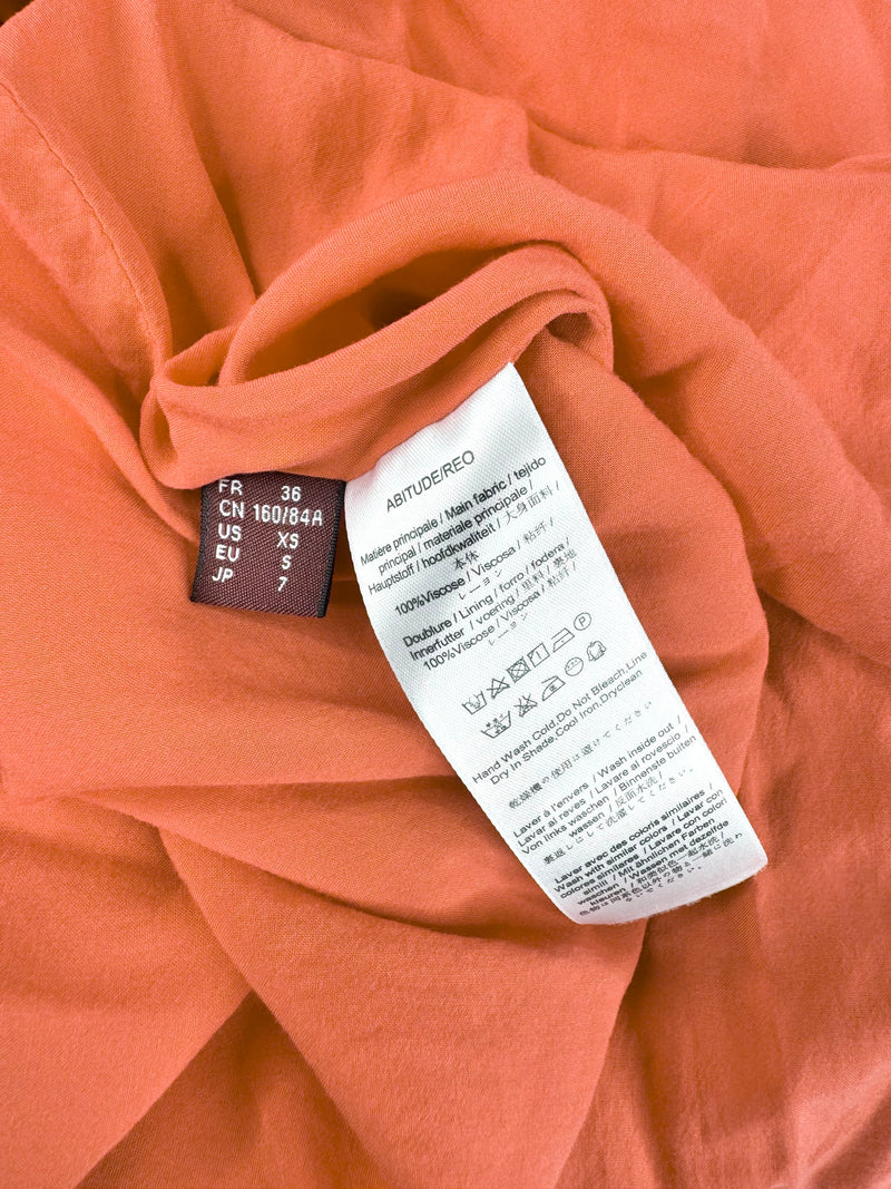 Comptoirs Des Cotonniers Deep Orange Tunic - AU8/10