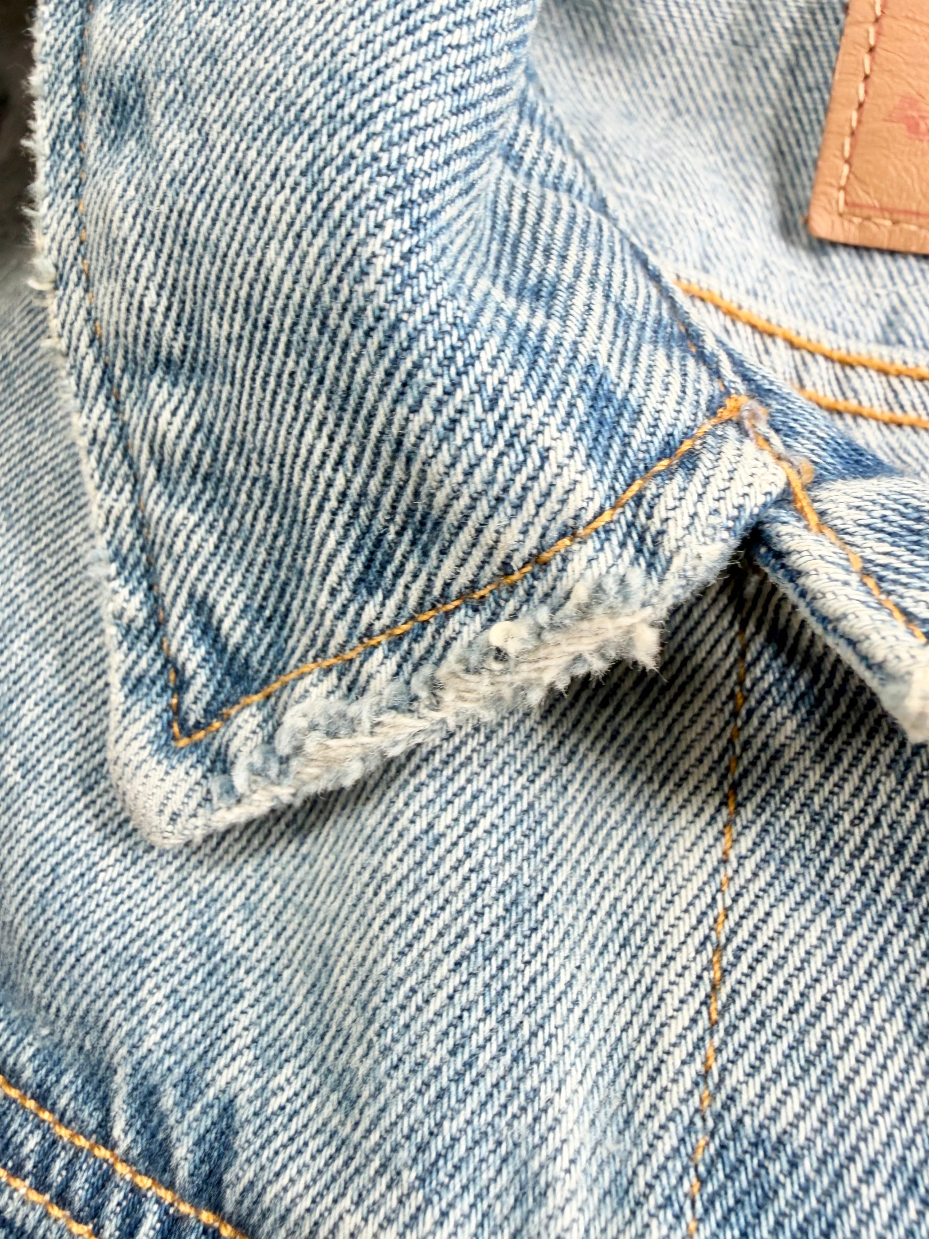 Vintage Customised Levi Strauss & Co Denim Applique Jacket - AU12