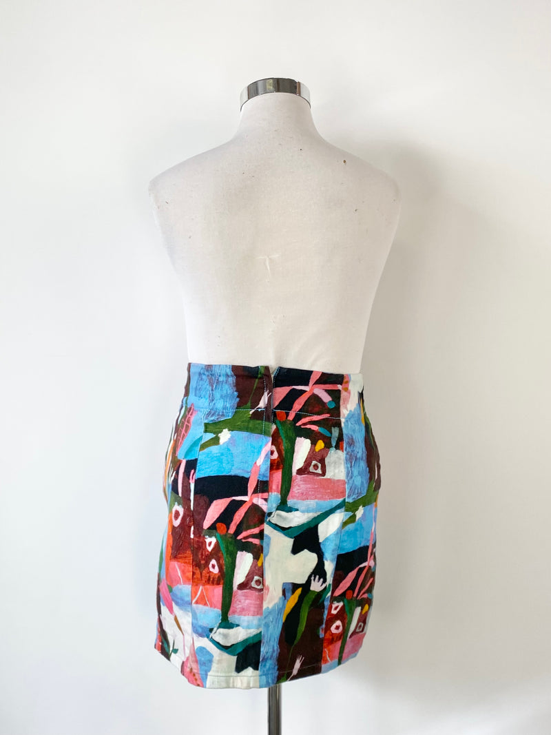 Gorman x Megan Grant Multicolour Pattern Skirt - AU12