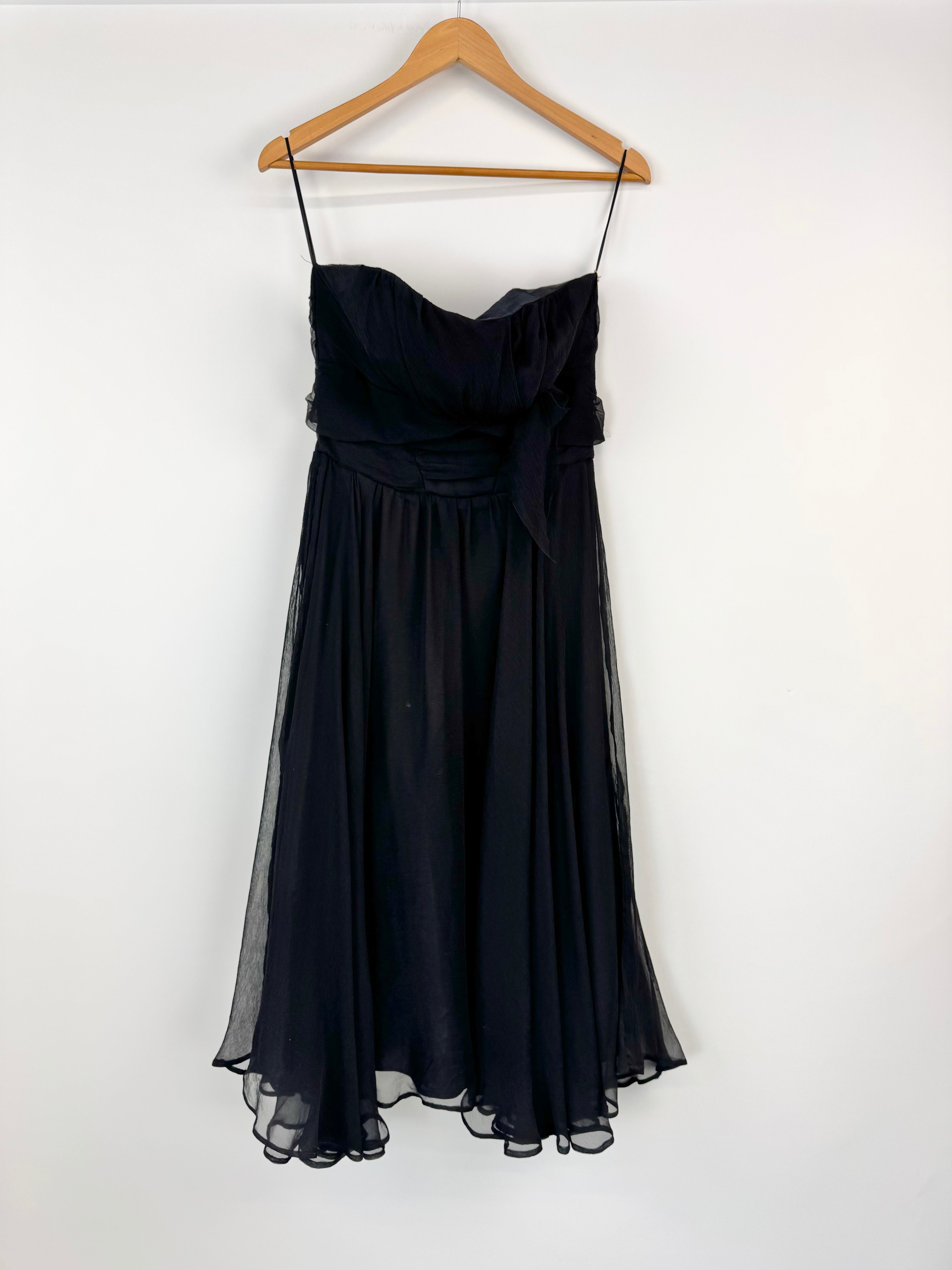 Eileen Kirby Strapless Silk Dress NWT - AU12