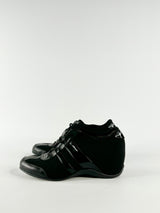 DKNY Black Mesh & Leather Sneakers - EU38