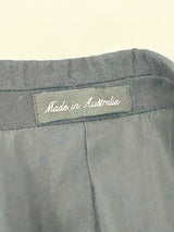 Vintage Pierre Cardin Navy Blue Double-Breasted 'Venice' Wool Blazer - XL