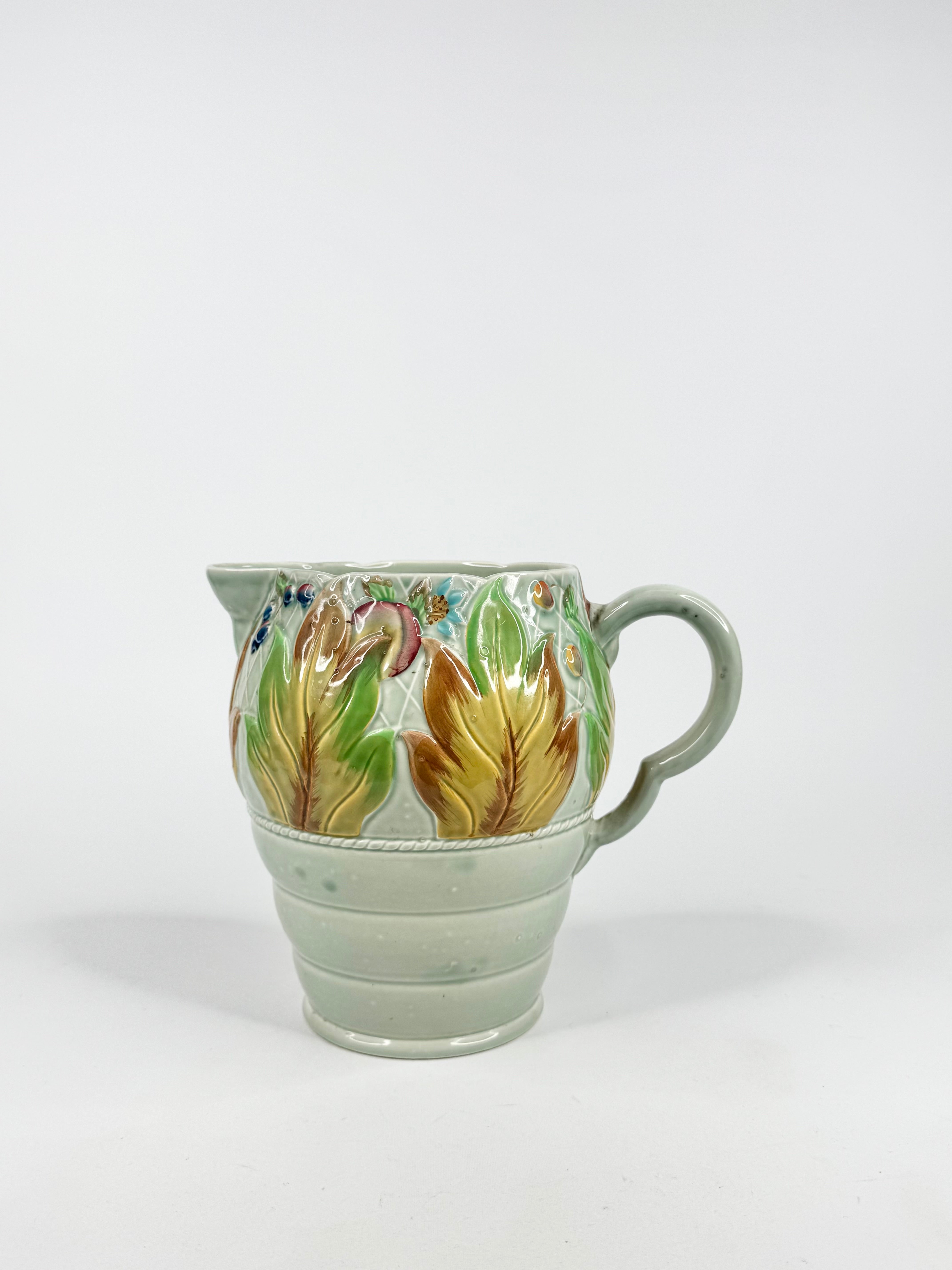 Vintage 1935 Clarice Cliff Celadon Glazed Ceramic Jug