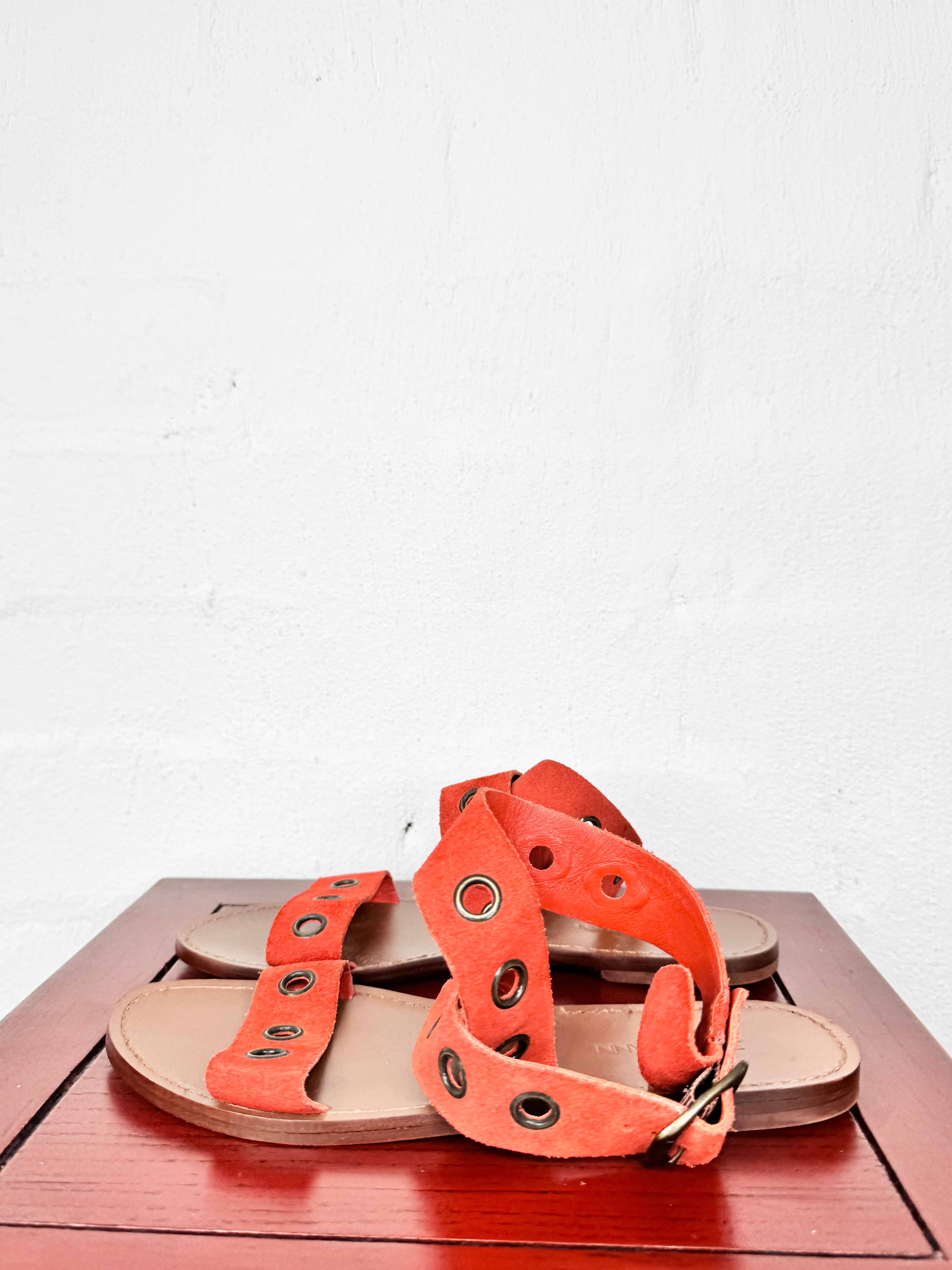 Zimmermann Dark Coral Sandals - EU37