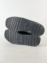 Hogan Navy Blue Leather Sneakers - 7.5