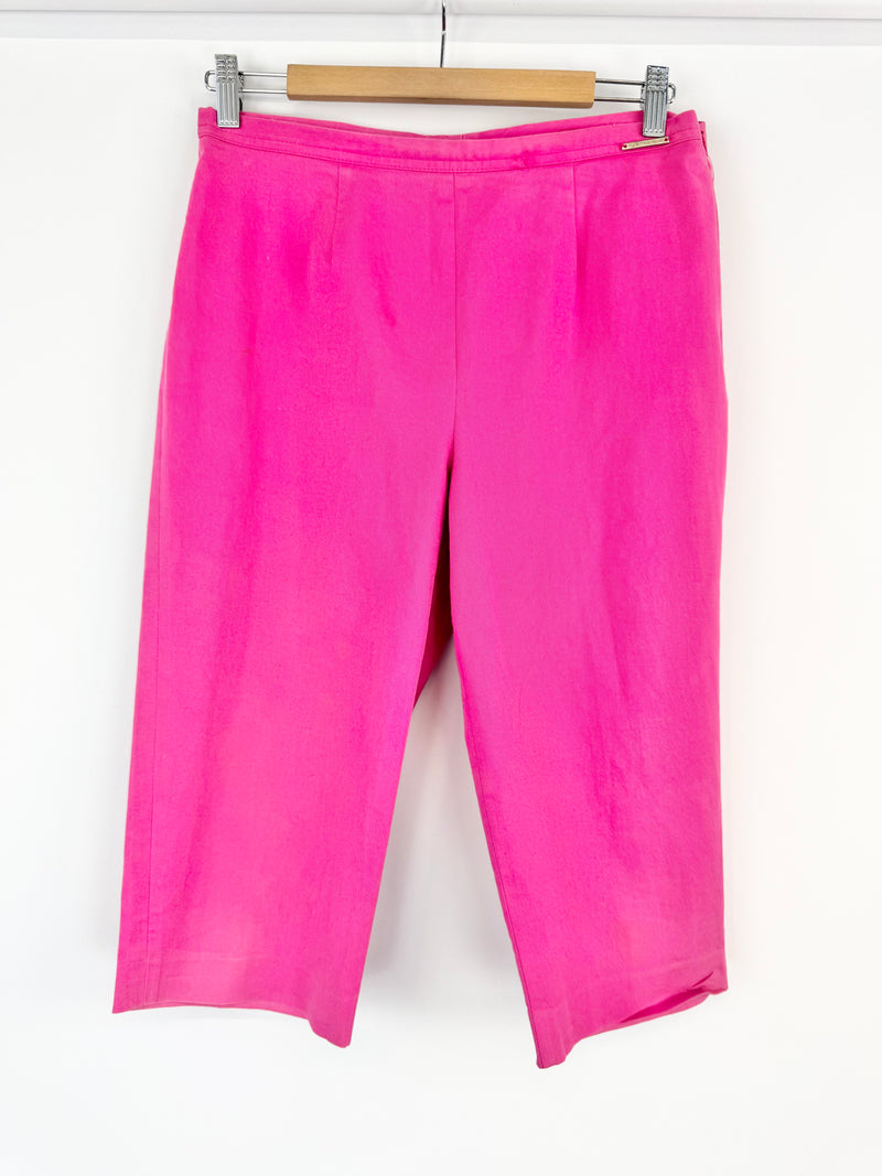 Valentino Jeans Flamingo Pink Capris - AU12/14