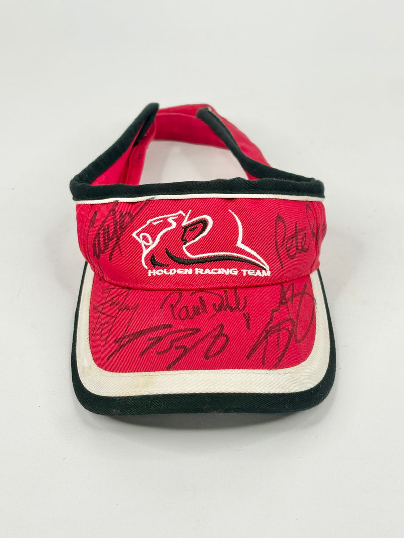 Peter Brock Signed HRT Sun Visor