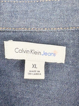 Calvin Klein Jeans Midnight-Blue Denim Coat - XL
