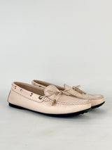Tod's Dusty Rose Leather Loafers - EU41