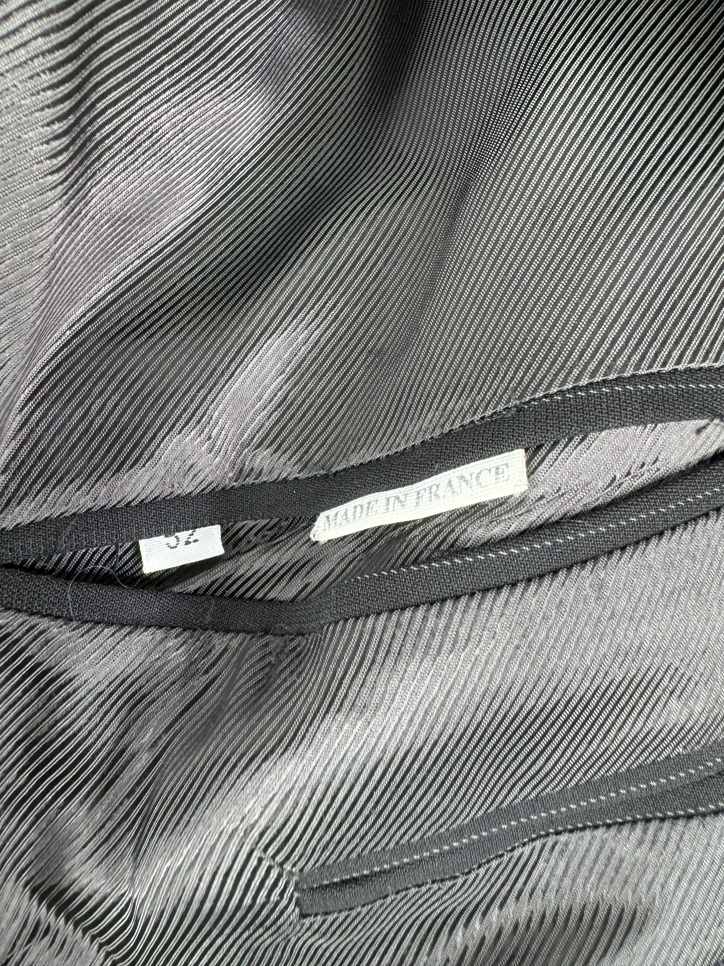 Kenzo Homme Black Pinstriped Suit - 52