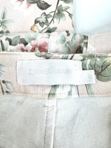 Zimmermann Soft Pink Floral Jeans - AU8
