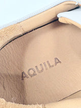 Aquila Light Grey Leather 'Apollo' Sneakers - EU43