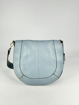 Caterina Lucchi Powder Blue Leather Cross Body Bag