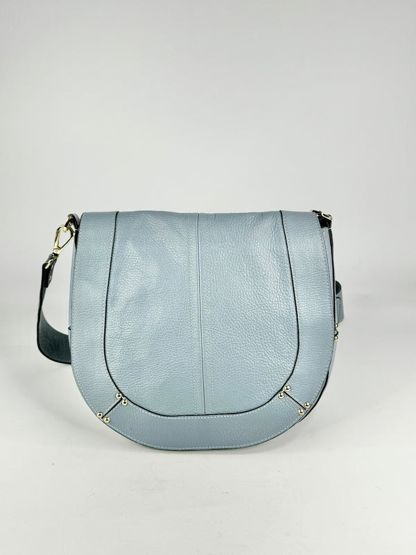Caterina Lucchi Powder Blue Leather Cross Body Bag