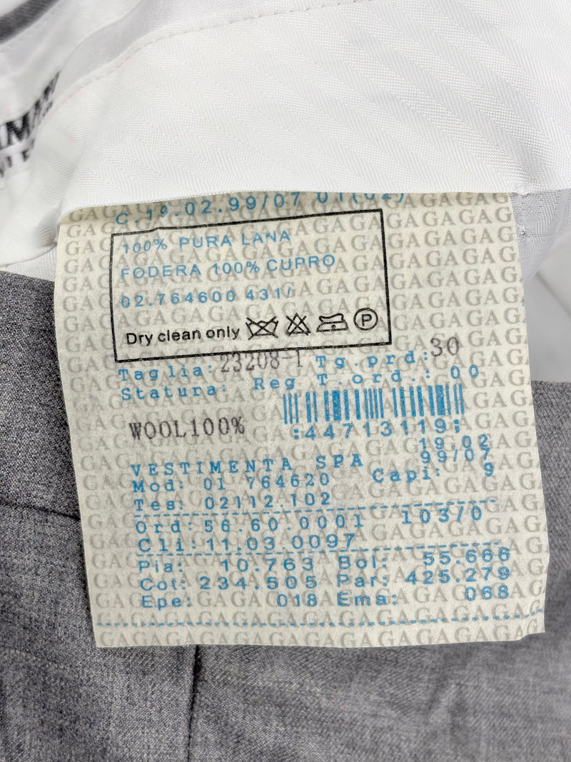 Armani Collezioni Stone Grey Wool 2pc Suit - 46/30