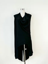 M. M. Sohn Black Crepe Dress -AU10