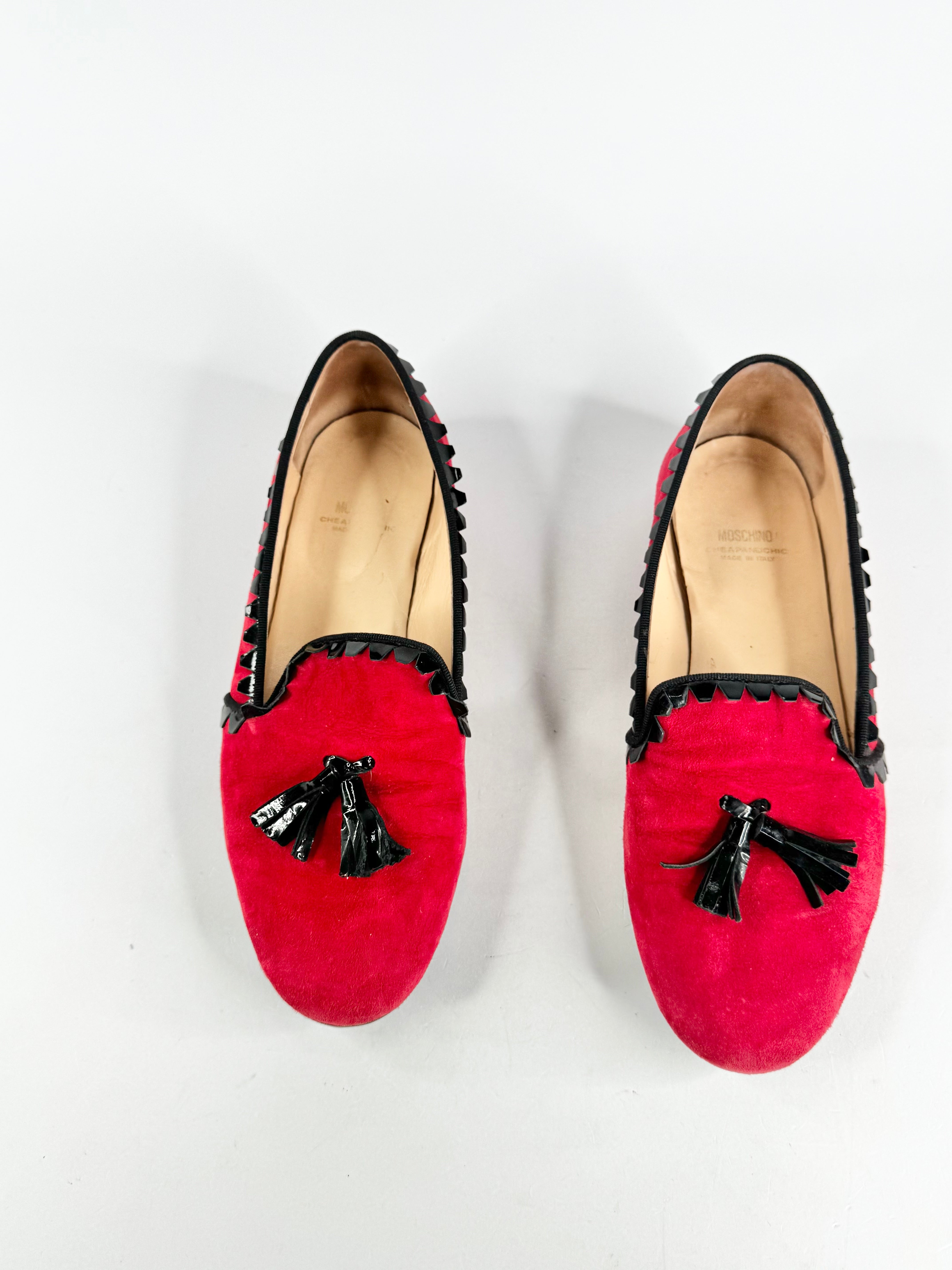 Moschino Cheap & Chic Cherry Red Loafers - EU40