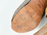 Diesel Tan Leather Peep-Toe Ankle Boots - EU41