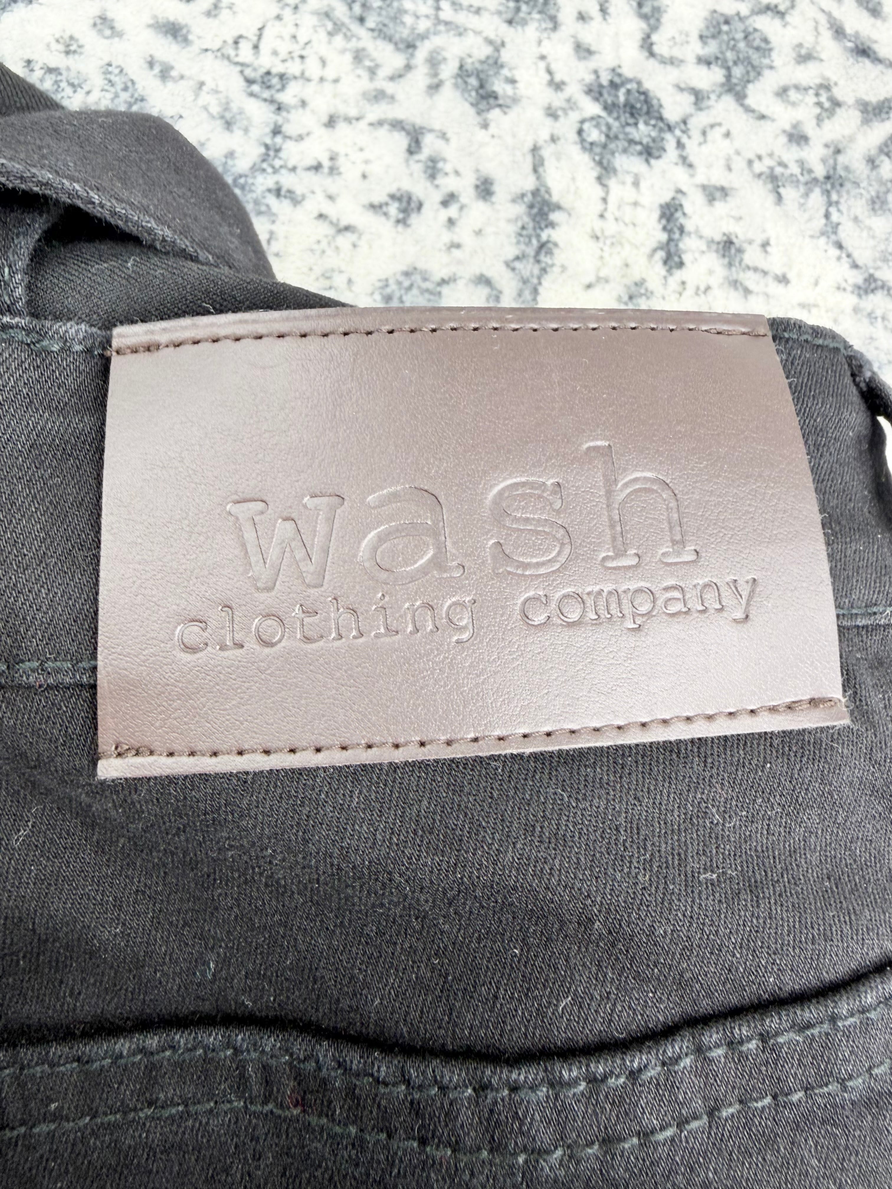 Wash Black Cotton Dungaree Shorts - AU10