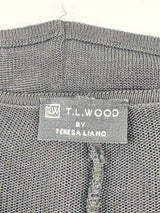 T.L. Wood by Teresa Liano Black Sheer Cardigan - AU8