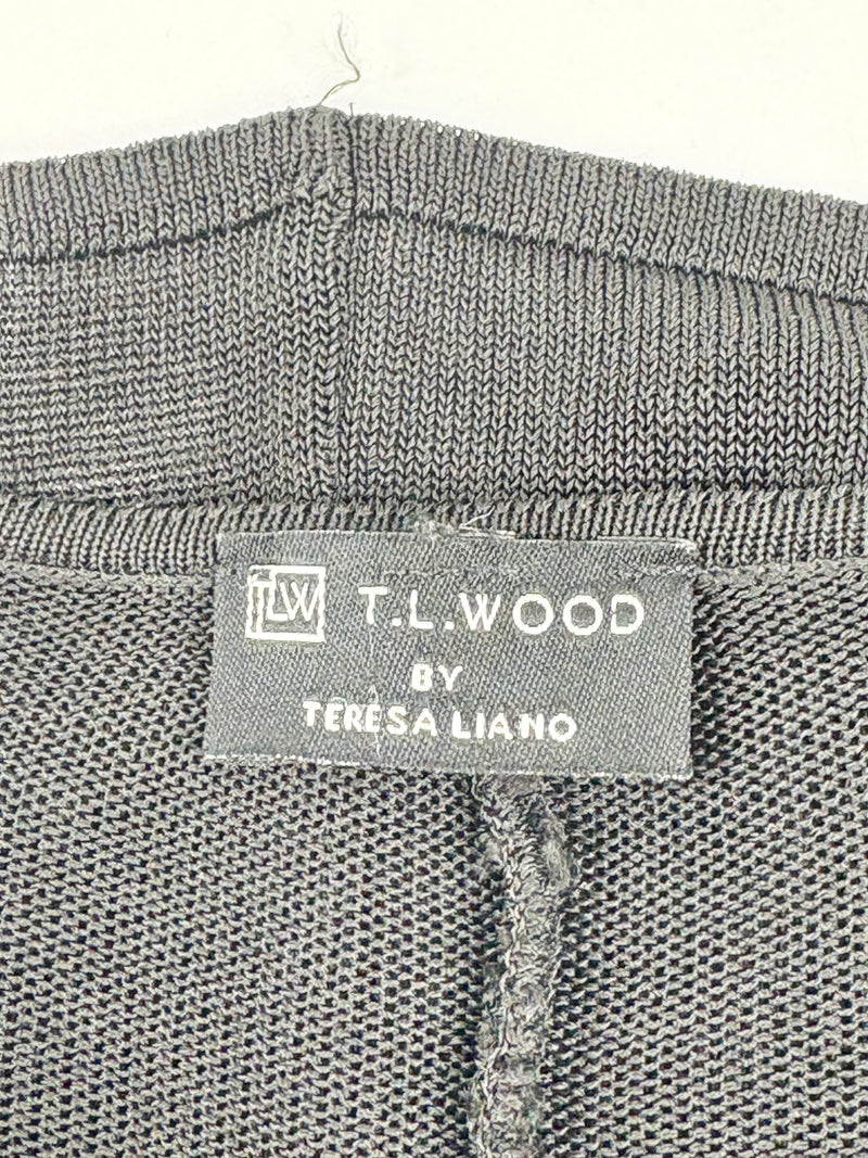 T.L. Wood by Teresa Liano Black Sheer Cardigan - AU8