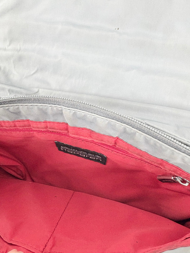 Hedgren Grey Quilted Crossbody Bag