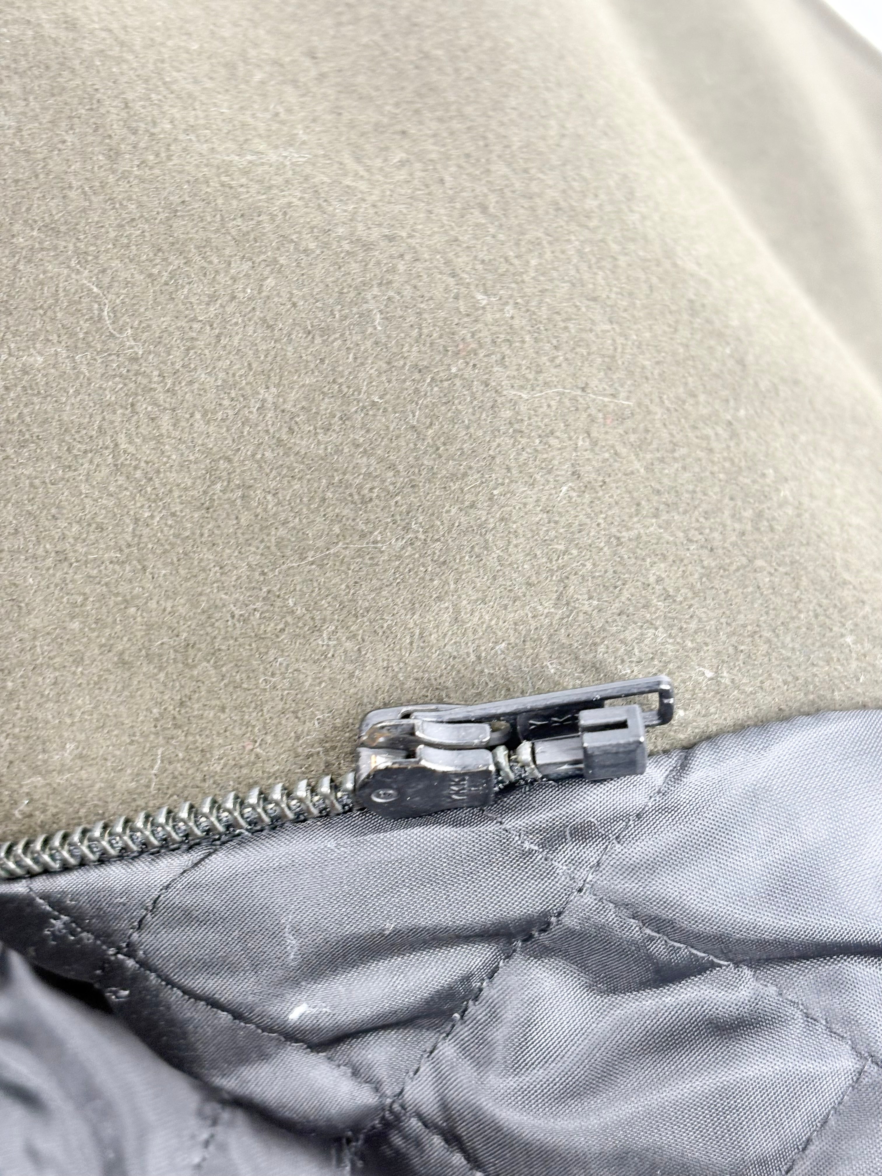 The Kooples Dark Olive Double Breasted Pea Coat - M