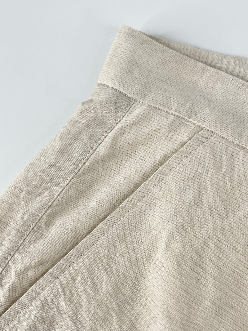 Album Paris Ecru Linen-Blend Wild Pant