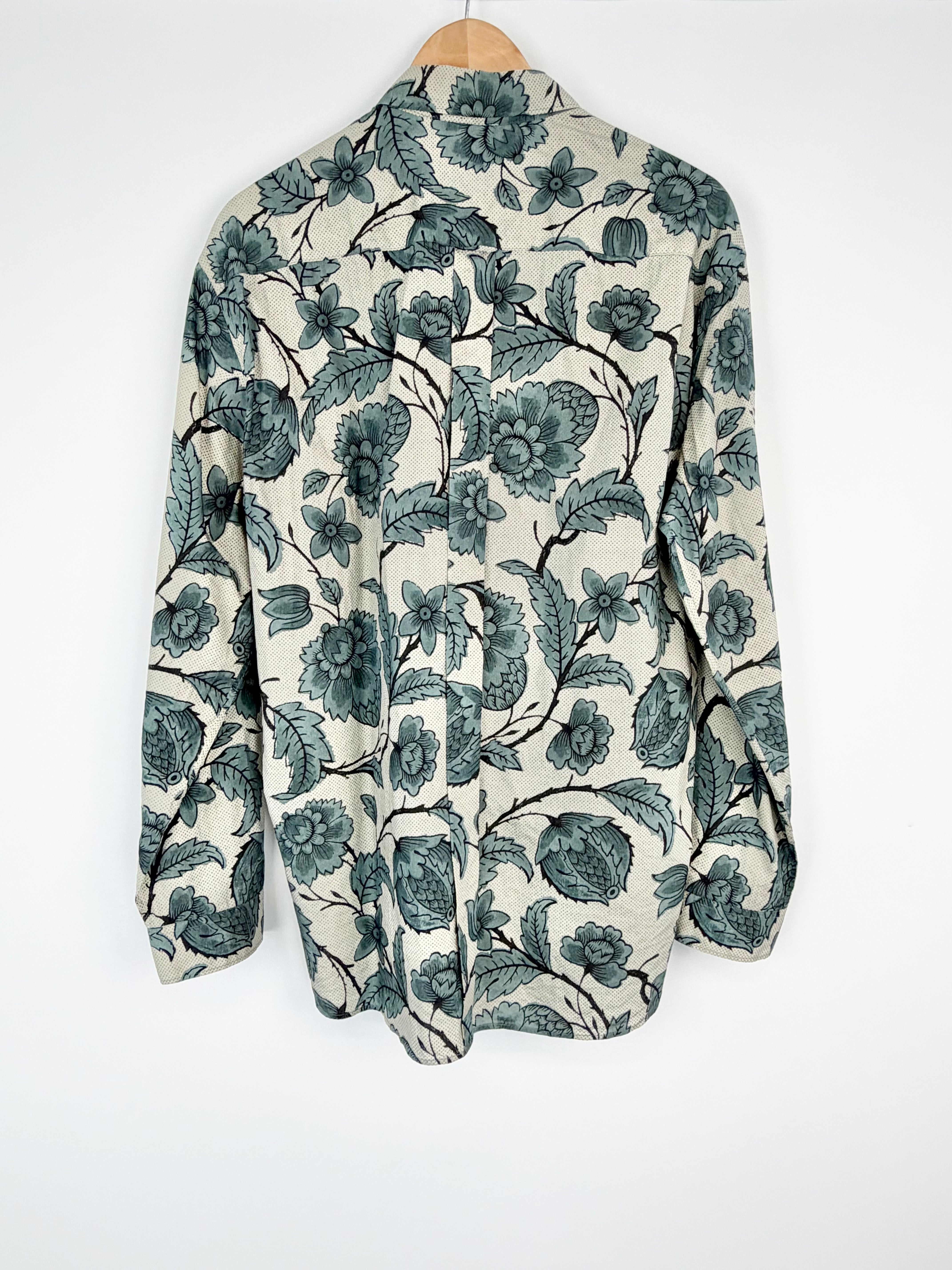 Burberry Block Printed Flower Shirt - 39