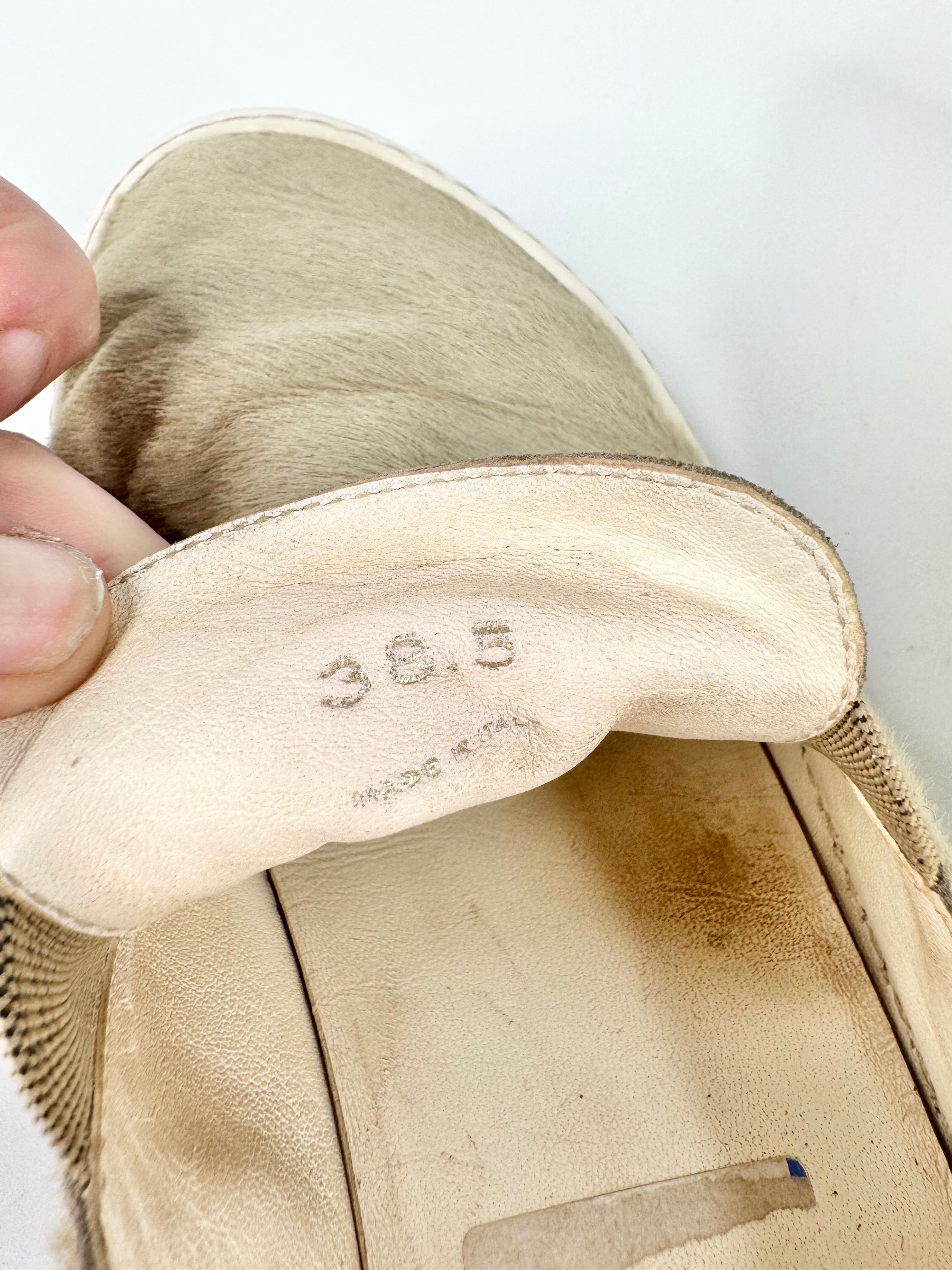 The Row Beige 'Dean' Slip On Sneakers - EU38.5