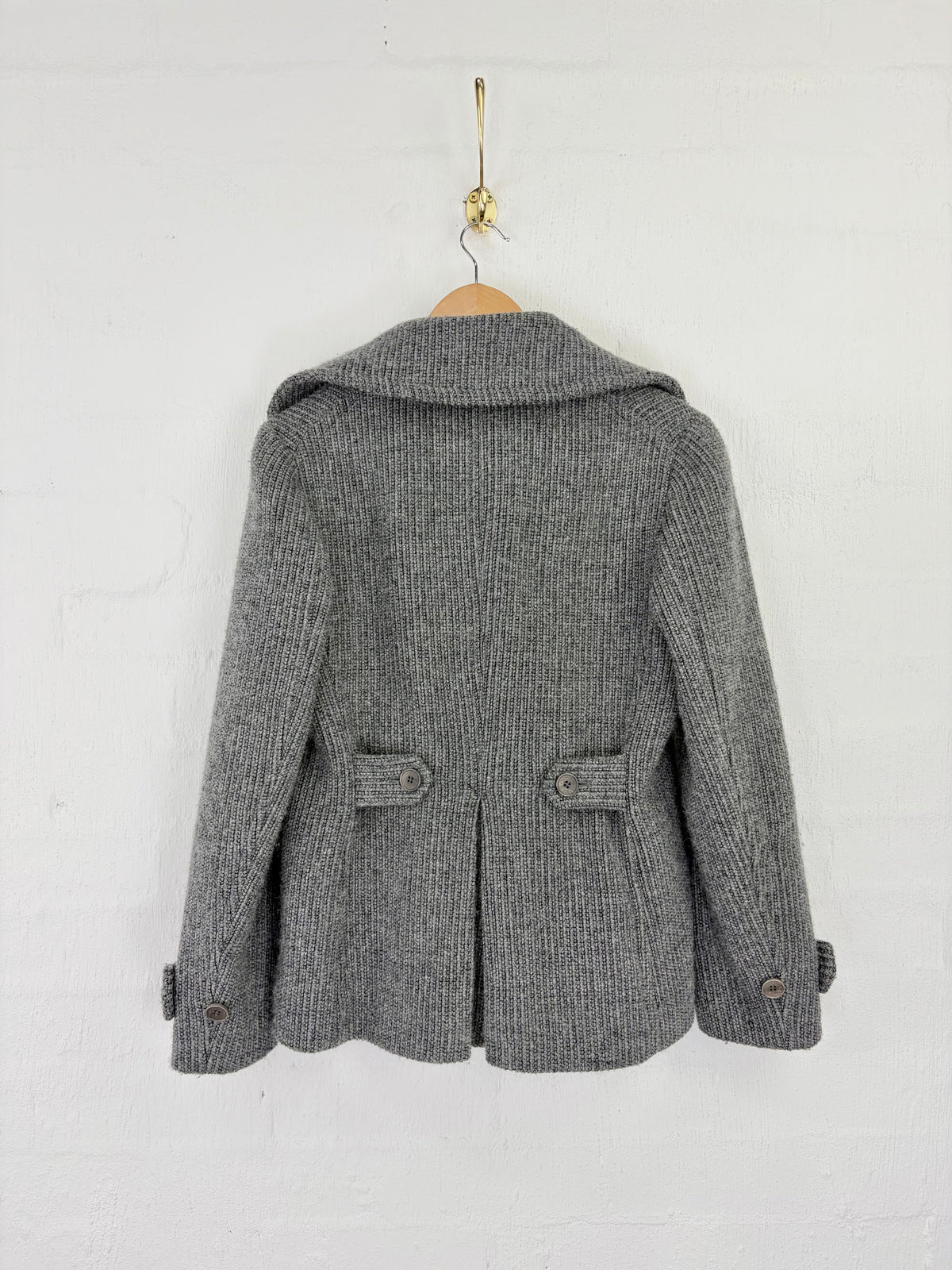 Theory Grey Knitted Jacket - AU10/12