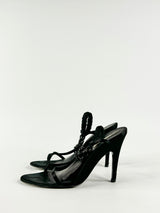 Stella McCartney Black Falabella Stilettos - EU38