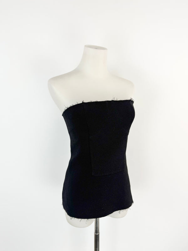 Christopher Esber Black Sleeveless Bustier - AU8