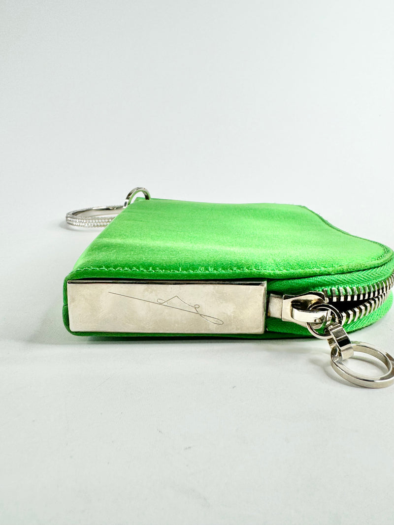 Michael Teperson Spring Green 'Borsa Opera' Bangle Clutch