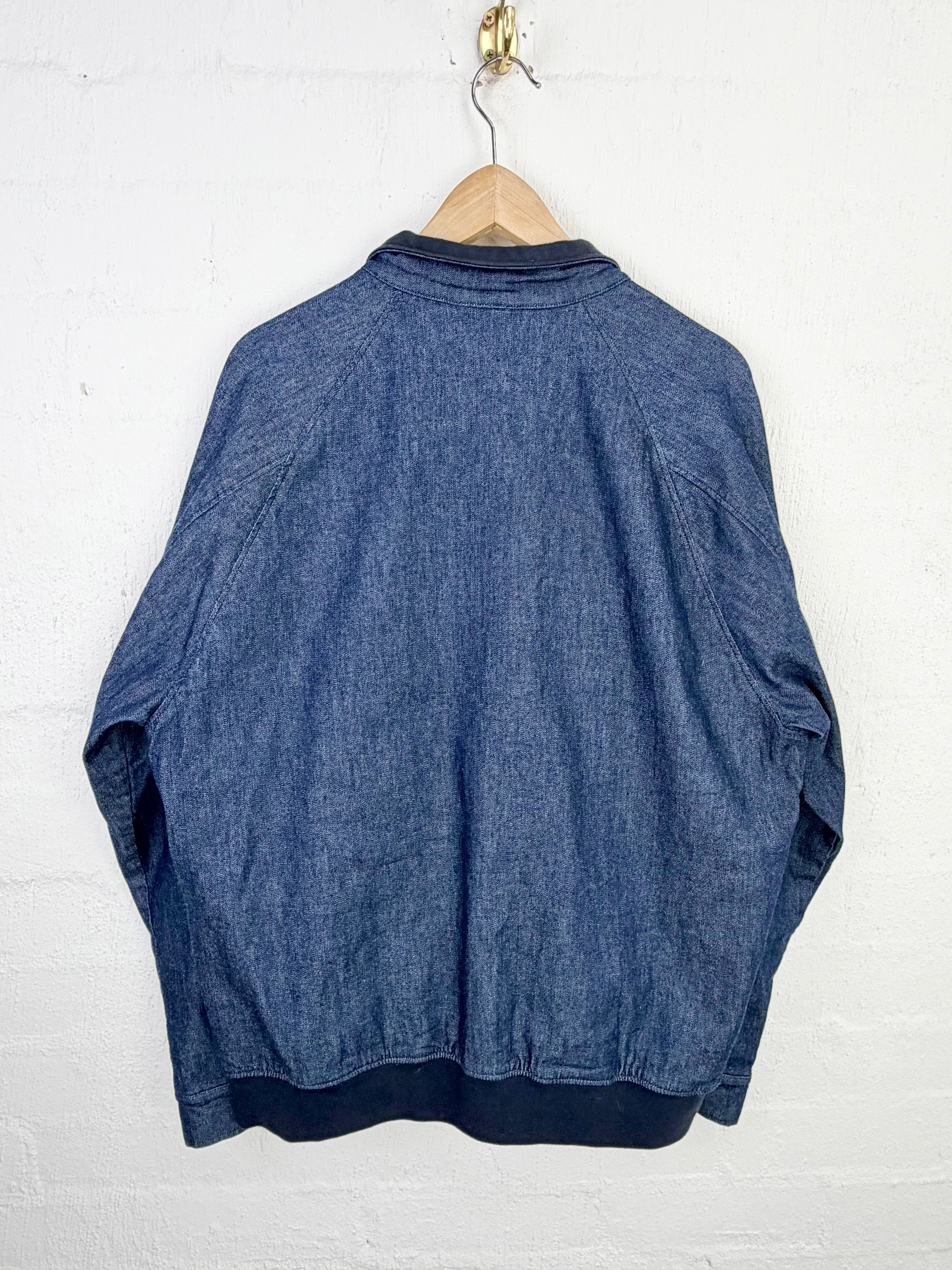 Levi's Dark Blue Tartan Lined Jacket - XL